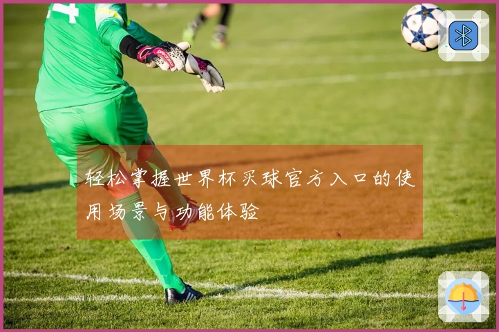 轻松掌握世界杯买球官方入口的使用场景与功能体验